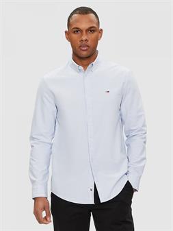 Tommy Jeans camisa azul oxford para hombre