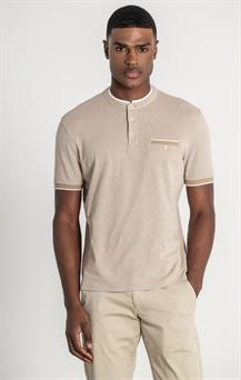 Polo manga corta cuello maho para hombre