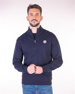 La Vespita sudadera hombre de  cremallera marino