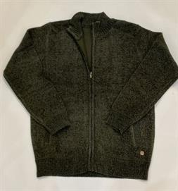 Chaqueta forrada con cremallera y bolsillos 