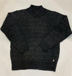 Chaqueta de punto forrada con cremallera y bolsillos 