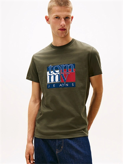 Tommy Jeans Camiseta slim con logo gráfico