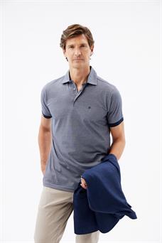 Pertegaz polo azul para hombre 