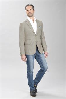 Americana para hombre color tostado