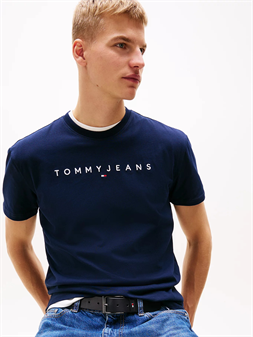 Tommy Jeans camiseta de cuello redondo marino
