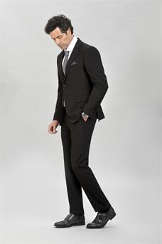 Traje para hombre slim fit en negro