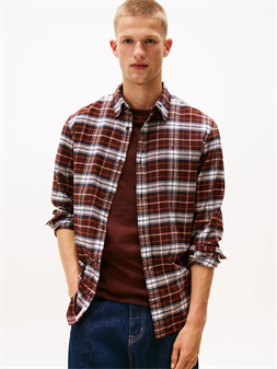 Tommy Jeans camisa cuadros corte regular