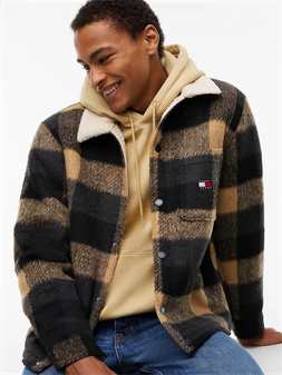 Tommy Jeans Sobrecamisa oversize en franela