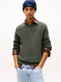 Tommy Jeans jersey slim de cuello redondo