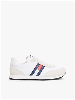 Tommy Jeans Zapatillas estilo running con cordones y logo EM0EM01351 