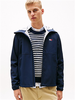 Tommy Jeans Cortavientos de corte amplio con cremallera para hombre