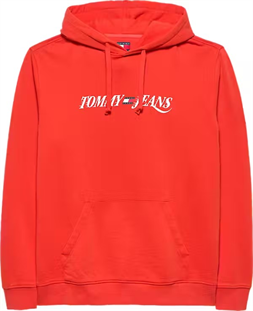 Tommy Jeans Sudadera regular capucha hombre naranja