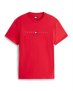 Tommy Jeans camiseta roja para hombre