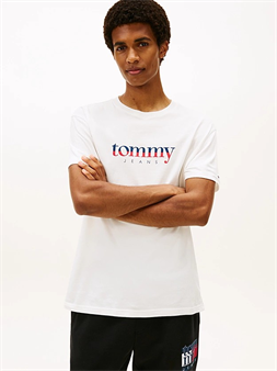 Tommy Jeans camiseta blanca con logo
