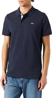 Tommy Jeans TJM Solid Stretch Polo para Hombre color marino
