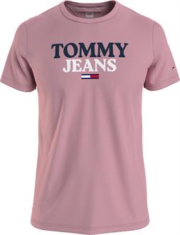 Tommy Jeans camiseta manga corta rosa para hombre