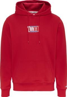 Tommy Jeans sudadera roja essential graphic para hombre