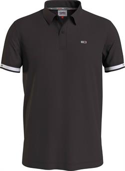 Tommy Jeasn polo negro para hombre