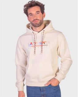 La Vespita sudadera con capucha beis para hombre
